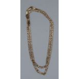 A 9ct gold figaro chain approx. weight 7.6gm