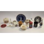 Commemorative interest including a quantity of British Royal Commemorative items by Wedgwood,