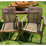 Garden table and chairs