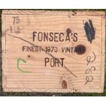 A case of Fonseca Port, in good condition crate opened 12 bottles well stored and good levels ect