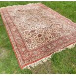 A large Persian rug
