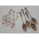 A set of four George III silver Berry spoons, by Richard Crossley & George Smith IV, London 1809,