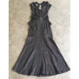 1930's black dress