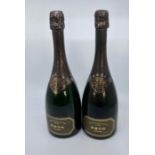 Two bottles of Krug 1979, 1981  Levels good, labels good