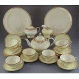 A early twentieth century Copeland Westminster pattern tea service, pattern Y4090, c. 1935.