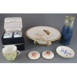 A group of mainly early twentieth century Royal Worcester porcelain and a Royal Doulton vase, c.