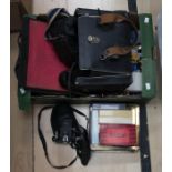 Mamiya Studio camera with case and accessories including two Olympus cameras, with lenses and