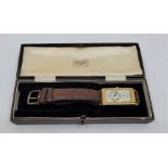 A Rolex Prince Chronometre 18ct. gold wrist watch, c.1930's, manual movement, calibre 1712, 18