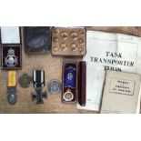 A interesting mix of Military and Civil medals, includes WW1 German Imperial Army 1914 Iron Cross