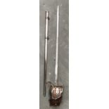 British Highland Officers Sword. Blade length 83cm over all length 100cm