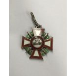 Austro Hungarian Military Merit Cross 1st Class with swords. Missing back centre cover and slight