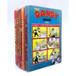 Dandy Annuals, London: D C Thomson, 1951, 1952, 1953, 1954, 1957, and 1959. Contents very good in