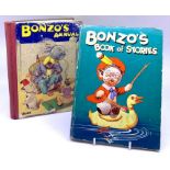 Bonzo. Bonzo's Book of Stories, 1930, and two Bonzo's Annuals, 1949, 1951, London: Dean & Son.