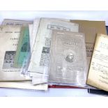 A small collection of ephemera, much of it relating to Sheffield, to include The Medical and