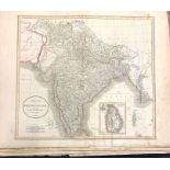 Cary, John. Collection of 25 hand-coloured, copper-engraved, folding maps, comprising: A New Chart