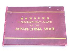 [Kazumasa, Ogawa]. A Photographic-Album of the Japan-China War, [c.1895]. Oblong folio, maroon cloth
