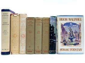 Walpole, Hugh. Collection of six signed presentation copies inscribed to Amy Johnston [of