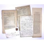 Scottish Interest. [Anonymous]. Manuscript letter headed Moncrieff Terrace, Perth, September 1862,