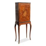 A George III marquetry cabinet attributed to John Linnell (1729-1796), circa 1770, rectangular