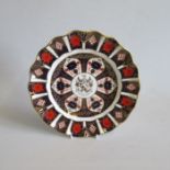 A Royal Crown Derby Collectors Fluted Rim Plate, decorated with the Old Imari pattern with a