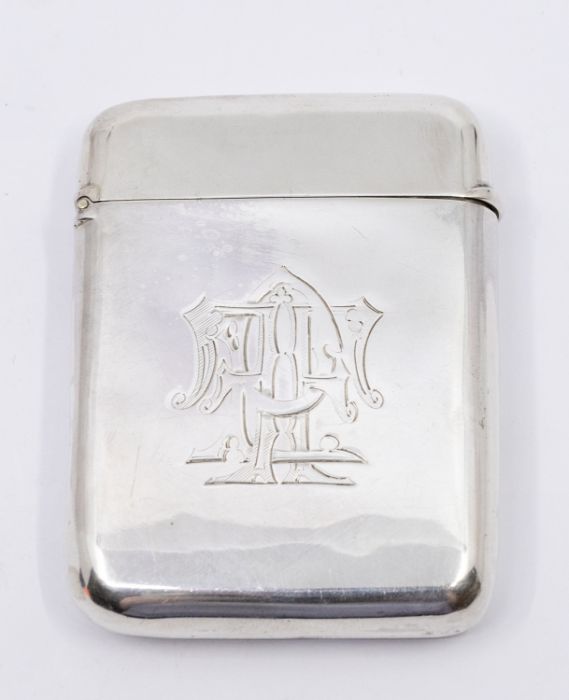 Shooting Interest: A Victorian large silver ten piece butt marker, the cover engraved with monogram, - Bild 4 aus 6