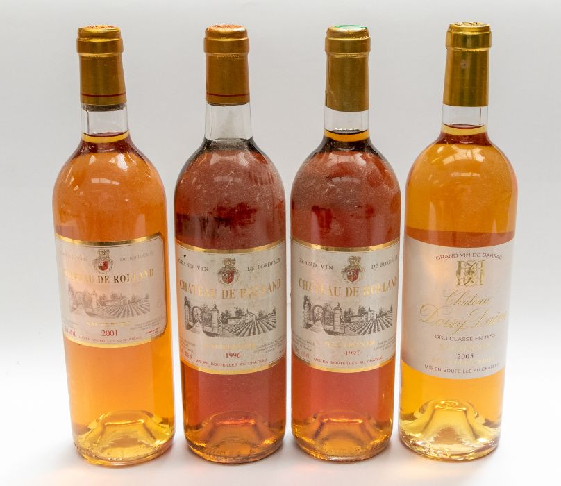 Chateau Doisy Daene, Sauternes, 2005, 750ml - 1 bottle Chateau de Rolland, Sauternes, 1996,