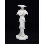 A Coalport High Society lady figurine by John Bromley