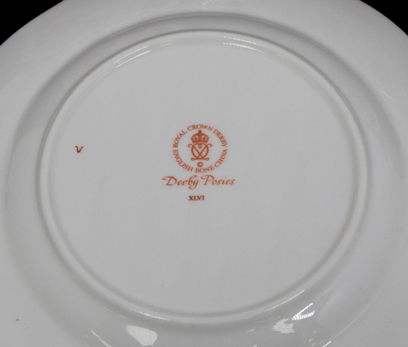 Royal Crown Derby Posie pattern tea service collection including twelve place settings; teapot, - Image 3 of 3