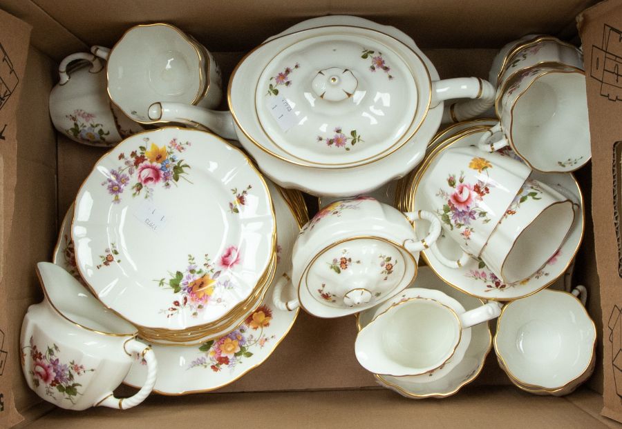 Royal Crown Derby Posie pattern tea service collection including twelve place settings; teapot, - Image 2 of 3