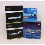 Diecast: A collection of four assorted boxed model aircraft, to comprise: Gemini 200: Boeing 737-800