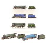 OO Gauge: A collection of five unboxed OO Gauge locomotives to comprise: Robert Burns, Tranquil,