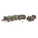Hornby: An unboxed Hornby, O Gauge, Flying Scotsman, LNER 4472 locomotive. General wear expected