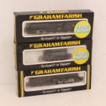 Graham Farish: A collection of three boxed Graham Farish, N Gauge locomotives, to comprise: 2-6-0