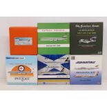 Diecast: A collection of assorted boxed, model aircraft diecast vehicles to include: Inflight 200,