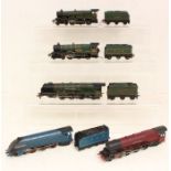 OO Gauge: A collection of five unboxed OO Gauge locomotives to comprise: Duchess of Atholl 3-rail;