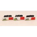 Union Mills: A collection of three boxed Union Mills Models, N Gauge, locomotives and tenders, to