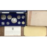 Royal Mint Bahamas Island 1966 selected coin set, includes Silver $5, $2, $1 and 1/2 dollar. In