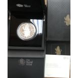 Royal Mint ‘The Queens Beasts’ ‘The Lion of England’ 2017 Five Ounce Silver Proof Coin In Original