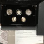 Royal Mint 2017 Silver Proof Commemorative Coin Set, in Original Case with Certificate of