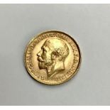 George V 1913 Sovereign.