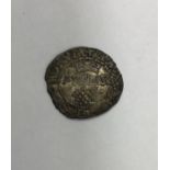 Queen Mary of Scotland Billon Silver Baubee 1542-67. approx 22mm 1.91g.