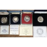 Royal Mint Silver Proof Coins in Original Case with Certificate of Authenticity, includes 1977