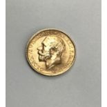 George V 1915 Sovereign.