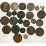 Collection of World Coins includes Portugal, France, USA and others.