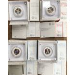Royal Mint Silver Proof Beatrix Potter 50p coins in Original Case with Certificate of Authenticity.