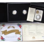 75th Anniversary of the liberation of Guernsey & Jersey Sterling Silver Commemorative 50 pence coins