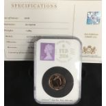 Royal Mint 2016 Sovereign in Date Stamp presentation case.