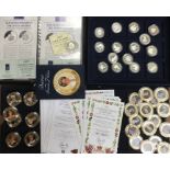 Lady of the Century 15 Silver Coin collection with Certificates with the Silver Cook Island $2
