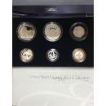 Royal Mint Silver Proof Coins in Original Case with Certificate of Authenticity, The 2007 Set from