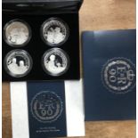 Royal Mint, Silver Proof Coins deliberating Queen Elizabeth II 90th birthday from Bermuda, Niue